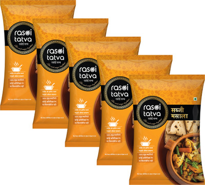 Rasoi Tatva Sabji Masala - Blended Spices - 50 Gm Pack of 5(5 x 50 g)