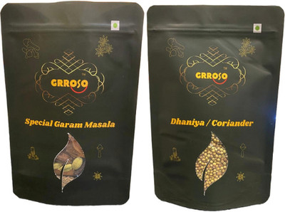 GRROSO Combo Garam Masala With Dhaniya (300gm), Pack Of 2(2 x 150 g)
