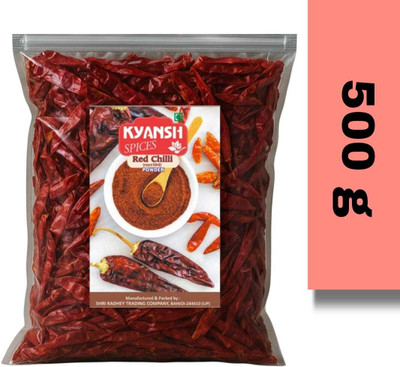 Kyansh Dry Red Chilli (Lal Mirch) | No Artificial Colours And Preservatives(500 g)