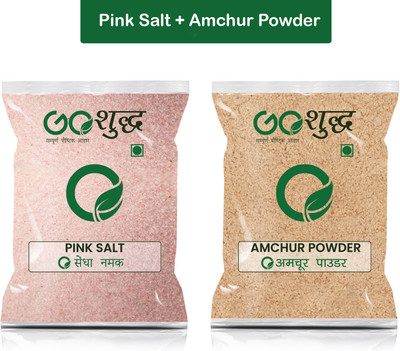 Goshudh Amchur Powder 250gm & Sendha Namak 1Kg Combo Pack 1250g(2 x 625 g)