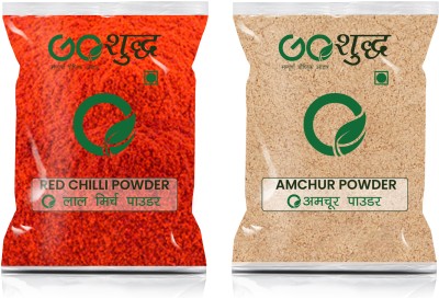 Goshudh Amchur Powder 100gm & Lal Mirch Powder 400gm Combo Pack 500g(2 x 250 g)