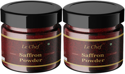 Le cHef Premium Saffron Powder | Original Kashmiri Kesar Powder |(2 x ...