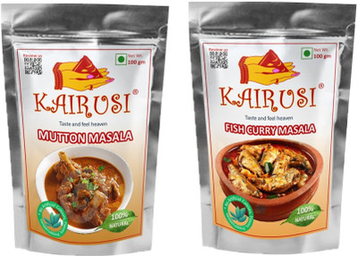 KAIRUSI Combo Pack Mutton Masala and Fish Curry Masala(2 x 100 g)