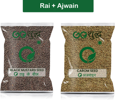 Goshudh Ajwain 250gm & Rai 1Kg Combo Pack 1250g(1250 g)