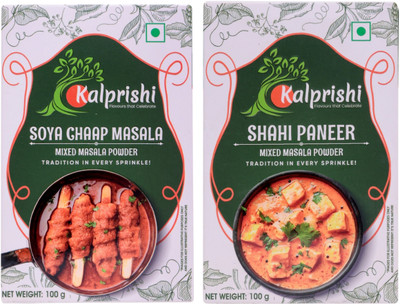 KALPRISHI Rich Curry Combo – Soya Chaap + Shahi Paneer Masala | Pack of 2(2 x 100 g)