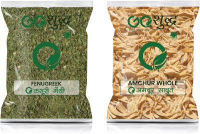 Goshudh Amchur Sabut 250g & Kasuri Methi 100gm Combo Pack 350g(350 g)