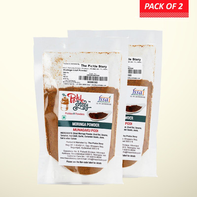 The Pickle Story Moringa Powder - Monagaku Karam(2 x 80 g)