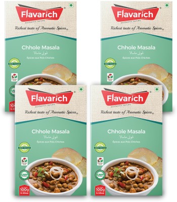 Flavarich Chhole Masala, Pack of 4, 100 Grams each(4 x 100 g)