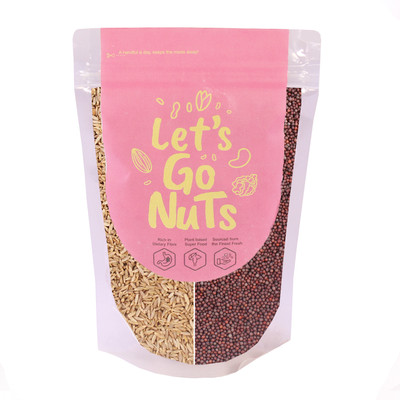 Let's GoNuts Set of Mustard 200gms & Jeera 200gms(2 x 200 g)