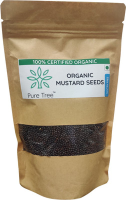 Pure Tree Organic Mustard Seeds Black Big Rai(2 x 250 g)