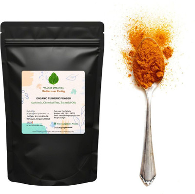 Village Organica Turmeric Powder | Pure & Natural Haldi Pwder Masala (500 Gram)(500 g)