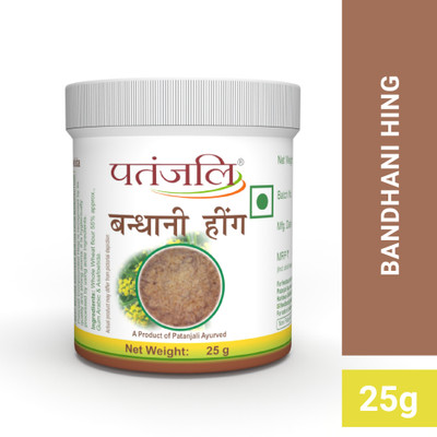 PATANJALI Bandhani Hing/Asafoetida, Organic Heeng Powder(25 g)