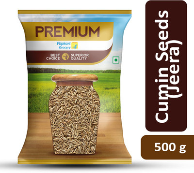 Premium Cumin Seeds (Jeera) by Flipkart Grocery(500 g)
