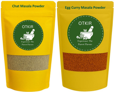 Otkir Home Made Chat Masala And Egg Curry Masala Powder Combo Pack- 50 Gram Each(2 x 50 g)