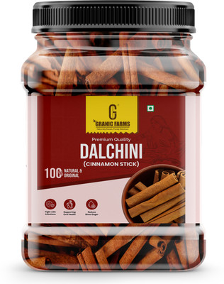 Granic Farms Ceylon Cinnamon Sticks Dalchini |Strong Flavour & Aroma | Whole Spices Dalchini(100 g)