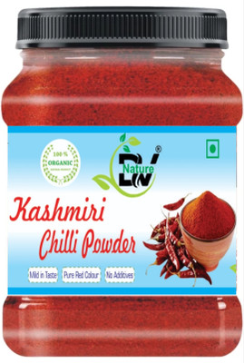 DV Nature Fresh and Natural Kashmiri Lal Mirch | Red Chilli Powder No Artificial Additives(1 kg)