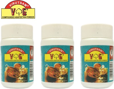 VG Virutsam Compounded Asafoetida Powder(3 x 50 g)