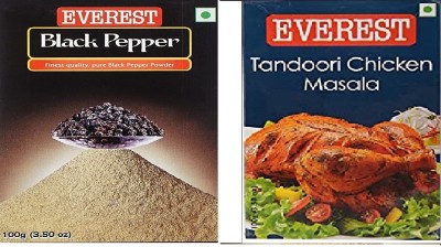 EVEREST Powder Black Pepper + Tandoori Chicken Masala(2 x 0.05 g)