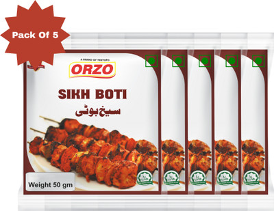 testofo Shahi Sikh Boti Masala Pack of 5 | Authentic Spices Blend for Rich & Flavorful(5 x 50 g)