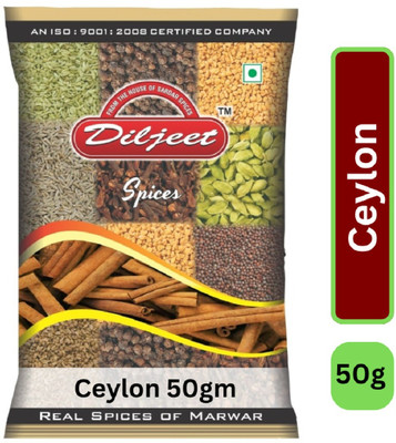 DILJEET SPICES 50Gm Ceylon Cinnamon -Sri Lankan Dalchini Sticks(50 g)