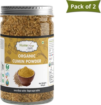 Homeline Organic Cumin Powder 100g Pet Jar (Pack of 2)(2 x 100 g)