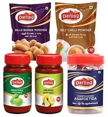 Darling Bajji Mix & Pickle combo(pack of 6)(6 x 166.67 g)