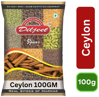 DILJEET SPICES 100gm Ceylon Cinnamon |Sri Lankan Dalchini Sticks(100 g)