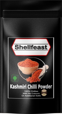 Shellfeast Kashmiri Red Chilli Powder, Kashmiri Mirchi Powder, Pure Organic Natural(250 g)