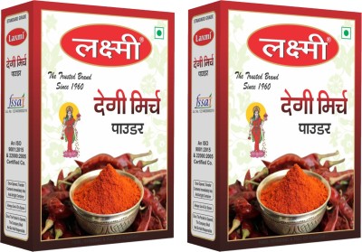 LAXMI Degi Mirch Powder (100 Gm each, pack of 2) | Red Chilli | Spice Masala(2 x 100 g)
