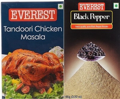 EVEREST Tandoori Chicken Masala +Black pepper Masala(2 x 50 g)