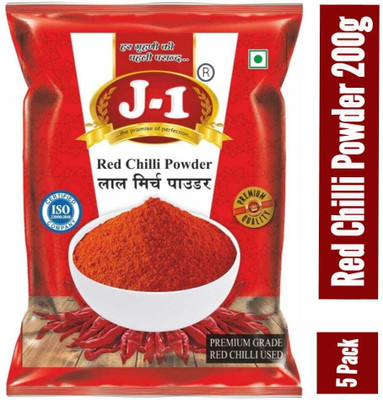 J-1 Red Chili Powder J 200g Pack Of 5(5 x 40 g)