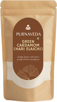 Purnaveda Green Cardamom Powder | Elaichi Powder(100 g)