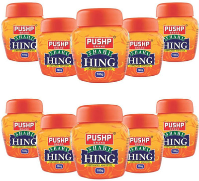Pushp Brand Shahi Hing (100g each)(10 x 0.1 kg)