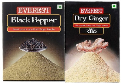 EVEREST Black Pepper +Dry Ginger Powder,(2 x 50 g)