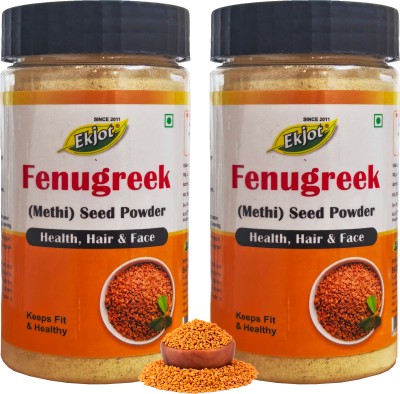 Ekjot Organic Methi Seeds Powder (Pack of 2) | Fenugreek Seeds | Hair Growth(200 g)