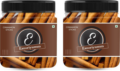 Eatoriyumm SriLankan Ceylon Cinnamon Sticks ( Dalchini Sticks )(2 x 100 g)