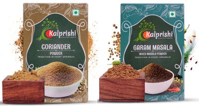 Kalprishi Pure Combo – Coriander Powder & Garam Masala | Pack of 2(2 x 100 g)