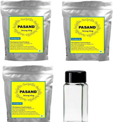 THE SEASONS FOOD PRODUCTS Pasand Hing Powder pack of 3(each pack 100gm) AND Get Sprinkle jar free(3 x 100 g)