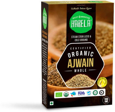 HARELA Certified Organic Ajwain Whole with Natural Oils(100 g)