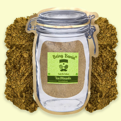 Being Bania Tea Masala Powder with 7+ Spices | Immunity Booster | Handy Pack (100g)(100 g)