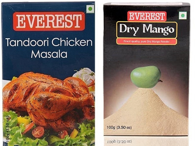 EVEREST Tandoori Chicken Masala +Dry Mango,(2 x 50 g)