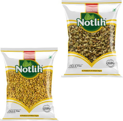 Notlih Ajwain 100gm + Methi Seeds 100gm (carom Seeds)(2 x 100 g)