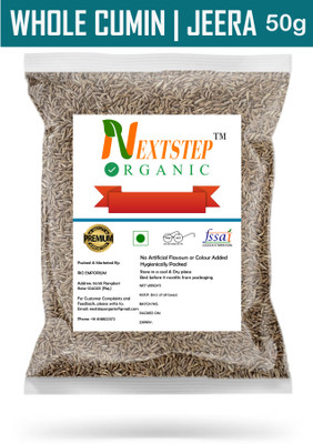 NEXTSTEP ORGANIC Premium Quality Whole Cumin Seeds | Jeera Sabut Spice Masala(50 g)