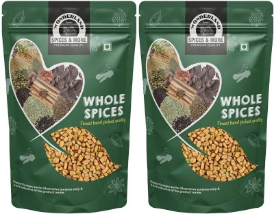 WONDERLAND Foods Premium Quality Fenugreek Seeds (Methi Dana)(2 x 250 g)