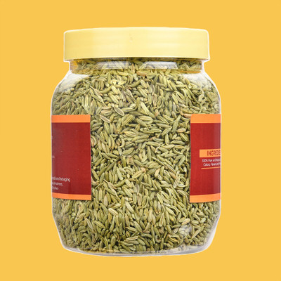 JMN Premium Organic Big Fennel Whole Fennel Seeds, Saunf Moti, Moti Sonf(100 g)