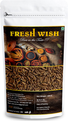 Fresh Wish Pipar Spices Cumin Shaha Jeera -400gm(400 g)