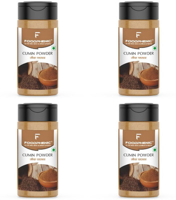 FOODPHENIC Aromatic Cumin Powder Ensemble (4 Packs of 100g Each)(4 x 100 g)