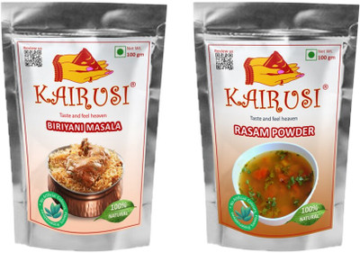 KAIRUSI Combo Pack Biryani Masala and Rasam Powder(2 x 100 g)