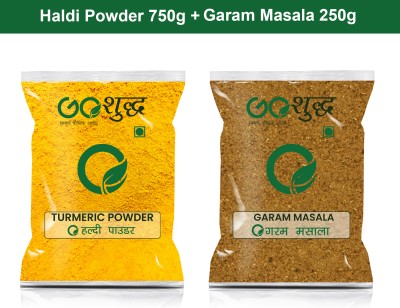 Goshudh Garam Masala 250gm & Haldi Powder 750gm Combo Pack 1000g(1000 g)