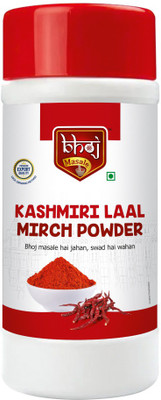 Bhoj Masale Fresh and Natural Kashmiri Lal Mirch | Red Chilli Powder No Artificial Additives(450 g)